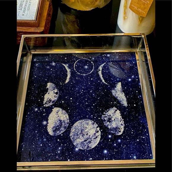 Glass Moon Phase Caddy by Rachel Zoe Altar - Picture 2 of 6